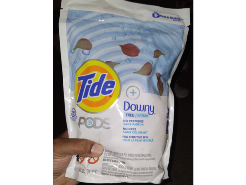 Tide Plus Pods Downy Detergent, Free/Nature, 31 oz/880 g, 32 Pacs