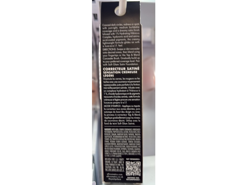 e.l.f. Soft Glam Satin Concealer, Medium Neutral, 0.21 fl oz/6.3 mL