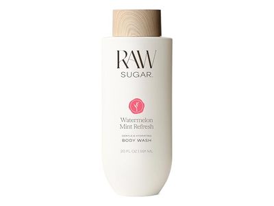 Raw Sugar Refresh Gentle & Hydrating Body Wash, Watermelon Mint, 20 fl oz/591 mL