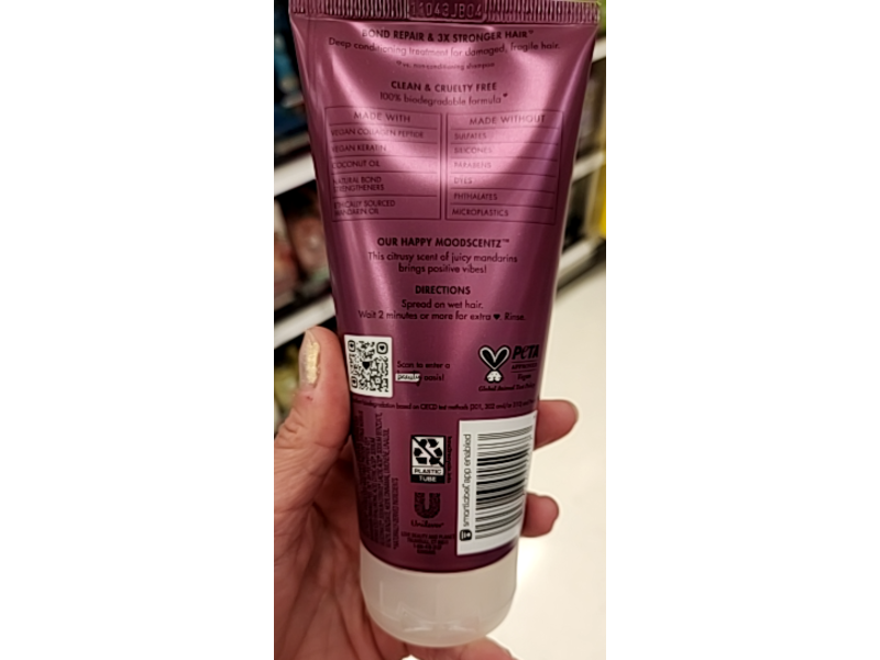 Love Beauty & Planet Hair Mask, Sun Kissed Mandarin, 6.0 oz/170 g