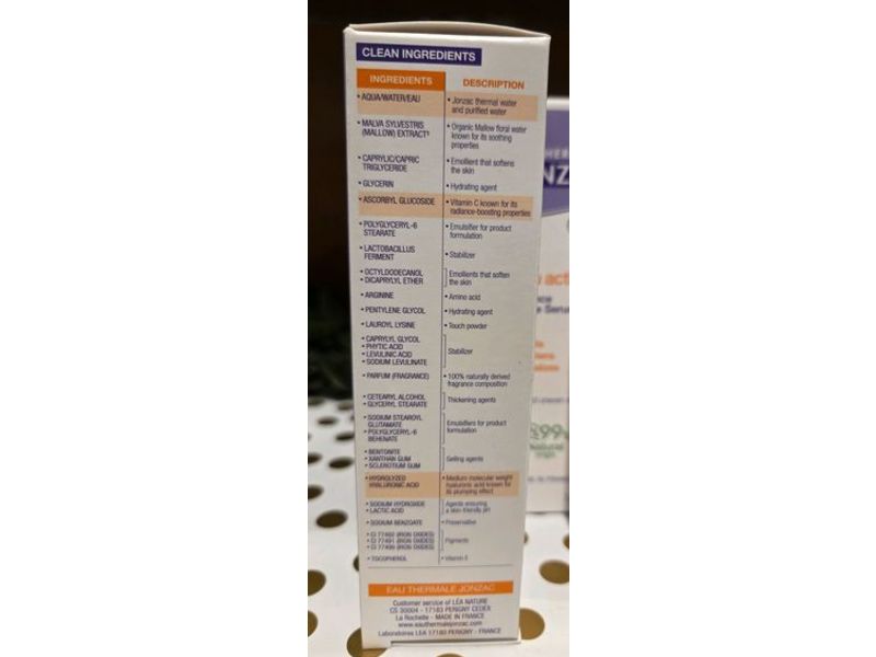 Eau Thermale Jonzac Radiance Wrinkle Serum, Hyalu Activ C, 1.01 fl oz/30 mL