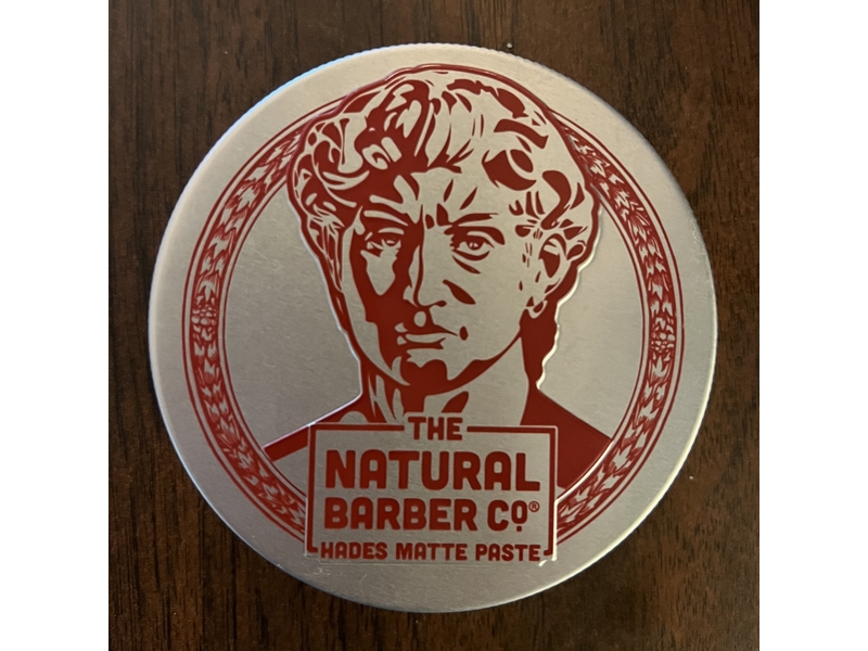 The Natural Barber Co. Hades Matte Paste, 3.38 fl oz/100 g