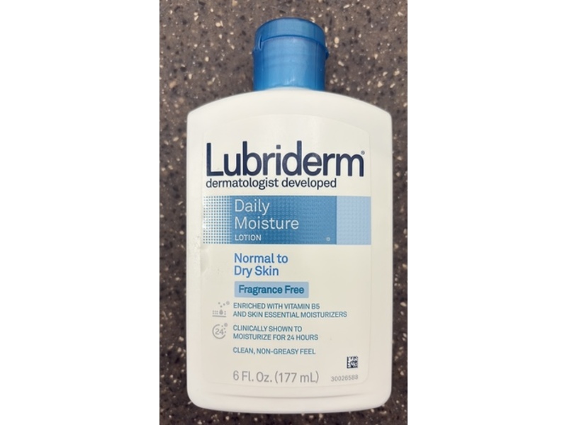 Lubriderm Daily Moisture Lotion, Normal to Dry Skin, 6 fl oz|177 mL