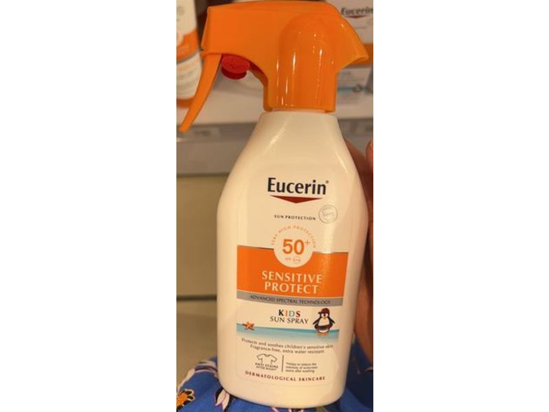 Eucerin Sensitive Protect Kids Sun Spray, SPF 50+, 300 mL