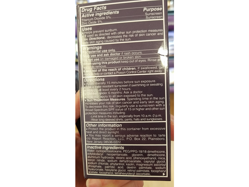 Tarte Amazonian Clay Bb Tinted Moisturizer, SPF 20, Light-Medium, 1.7 fl oz/50 mL