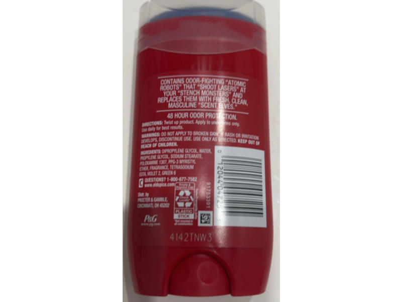 Old Spice High Endurance Deodorant, Refresh, 3.0 oz/85 g