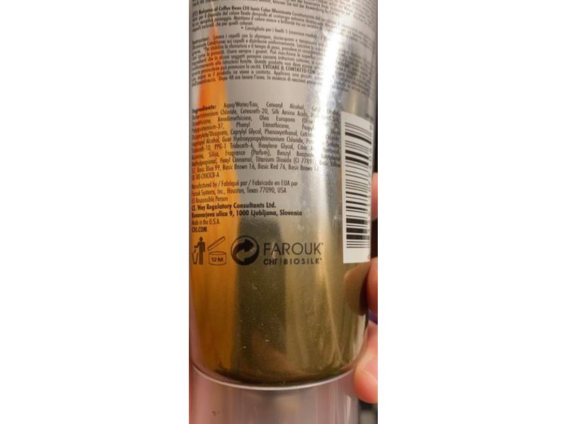 CHI Ionic Color Illuminate Conditioners, Coffee Bean, 8.5 fl oz/251 mL