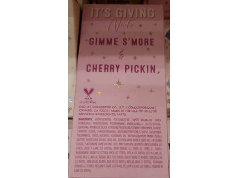 ColourPop Just A Tint Lip Makeup Duo, It's Giving Nude ,0.14oz