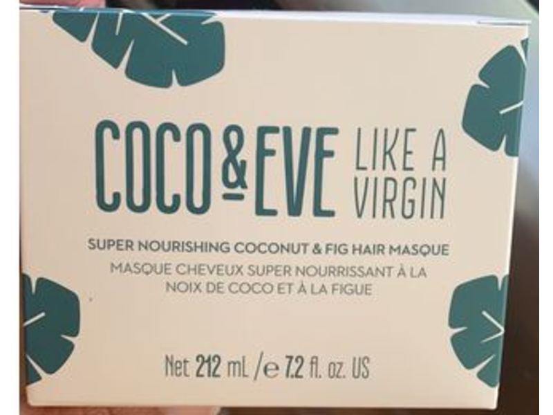 Coco & Eve Like A Virgin Super Nourishing Hair Masque, Coconut & Fig, 7.2 fl oz/212 mL