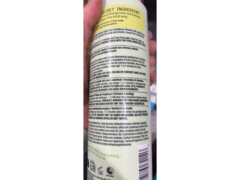 Hask Soothe Scalp Care Conditioner, Tea Tree Oil & Rosemary, 16 fl oz/473 mL