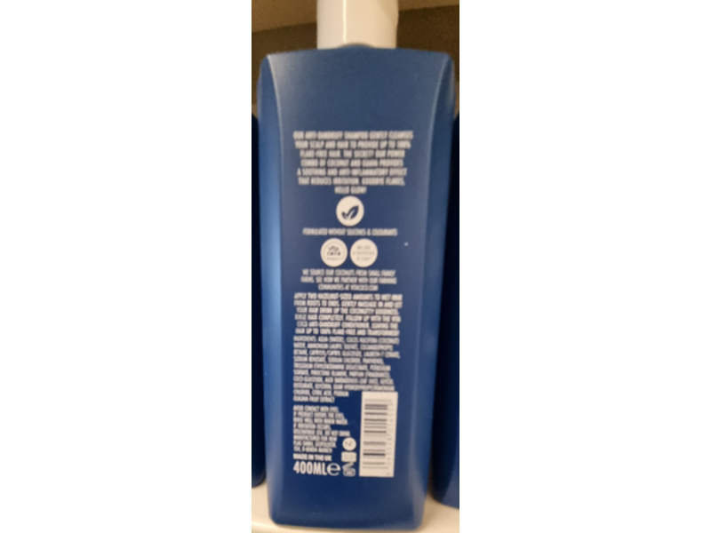 Vita Coco Anti-Dandruff Shampoo, Coconut & Guava, 400 mL