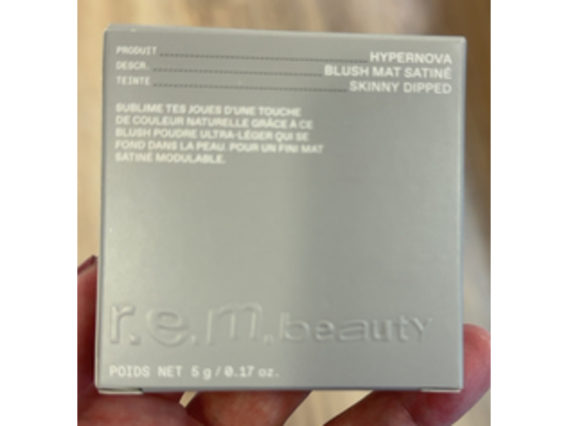 R. E. M Beauty Hypernova Satin Matte Blush, Skinny Dipped