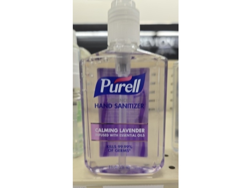 Purell Hand Sanitizer, Calming Lavender, 8 fl oz/236 mL
