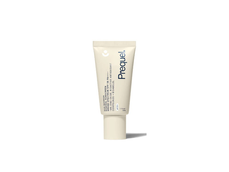 Prequel Skin Sun Barrier Mineral Sunscreen, SPF 50 PA++++, 1.7 fl oz/50 mL