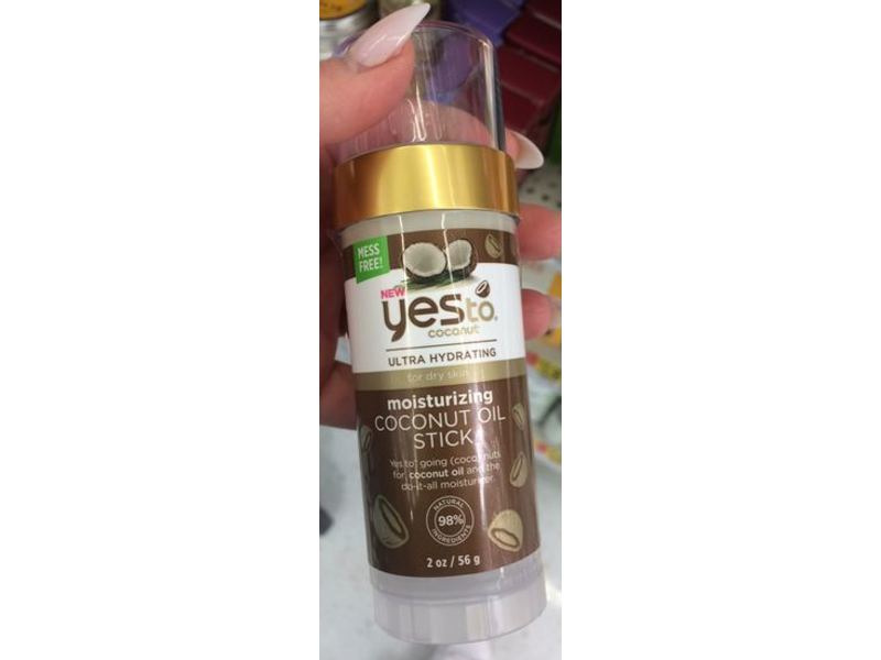 Yes To Moisturizing Coconut Oil Stick, Ultra Hydration, Coconut, 2 oz/56 g, Pack Of 2