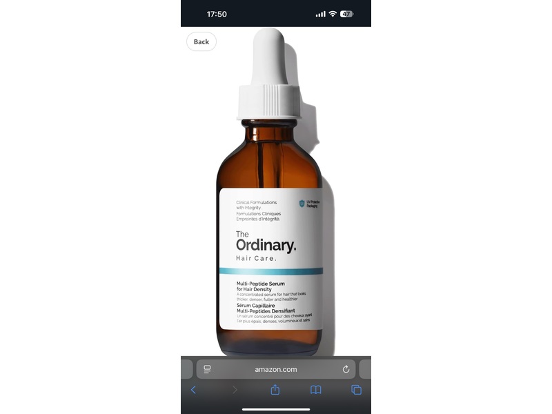 The Ordinary Hair Care Multi-Peptide Serum, 2 fl oz/60 mL