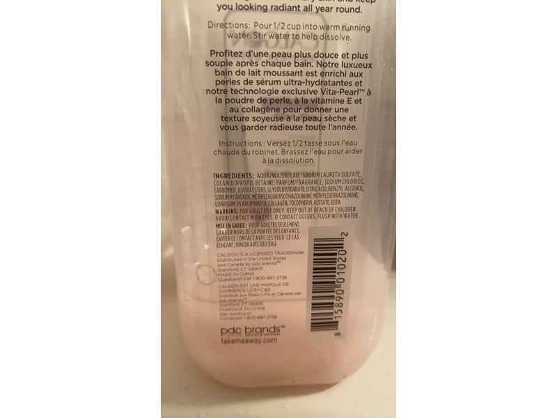 Calgon Ageless Bath Nourishing Milk Bath, 26 fl oz / 786 mL