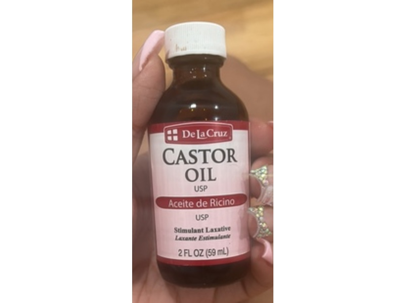 De La Cruz Castor Oil, 2 fl oz/59 mL