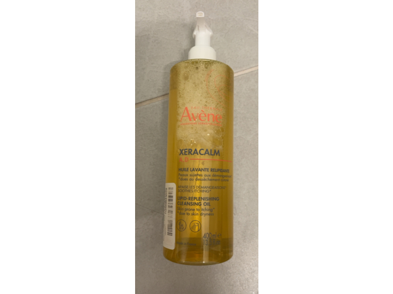 Avene Eau Thermal Xera Clam Lipid-Replenishing Cleansing Oil, 13.5 fl oz/400 mL