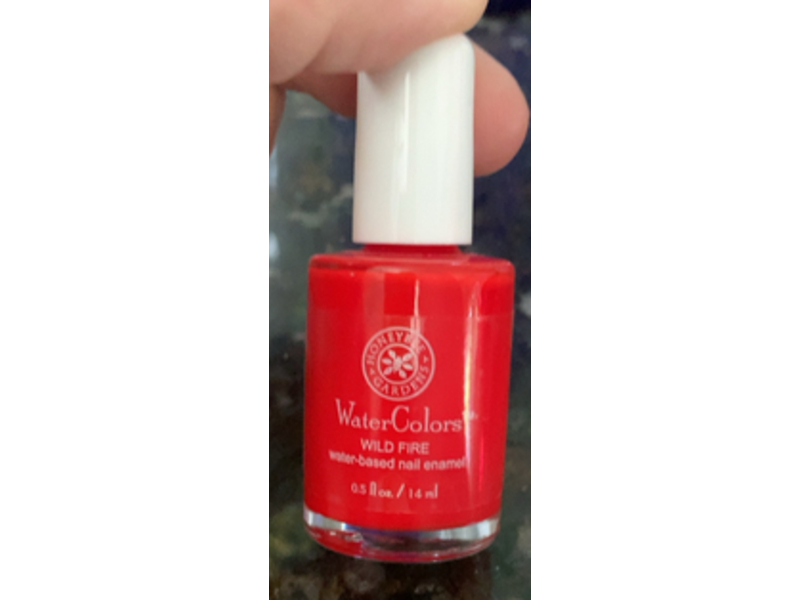 Honeybee Gardens Water-Based Nail Enamel, Wild Fire, 0.5 fl oz/14 mL