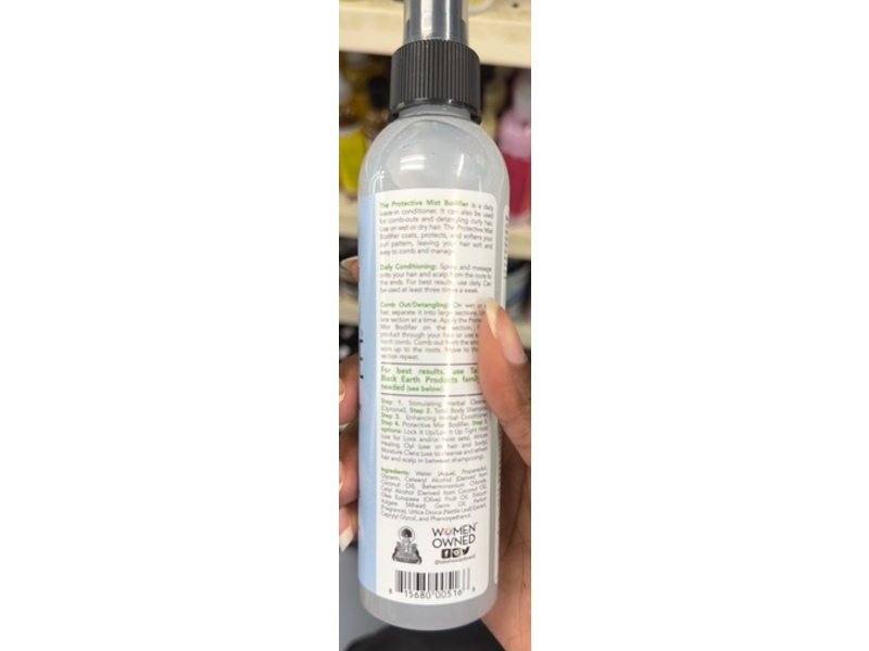 Taliah Waajid Black Earth Products Protective Mist Bodifier Leave-In Conditioner Spray , 8 fl oz/237 mL