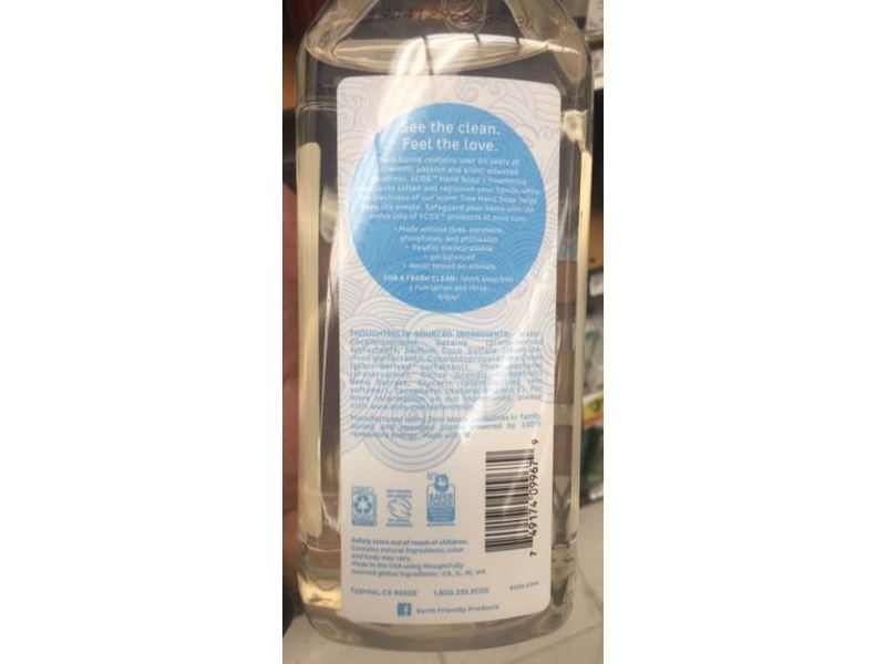 Ecos Hand Soap Refill, Free & Clear, 32 fl oz/946 mL