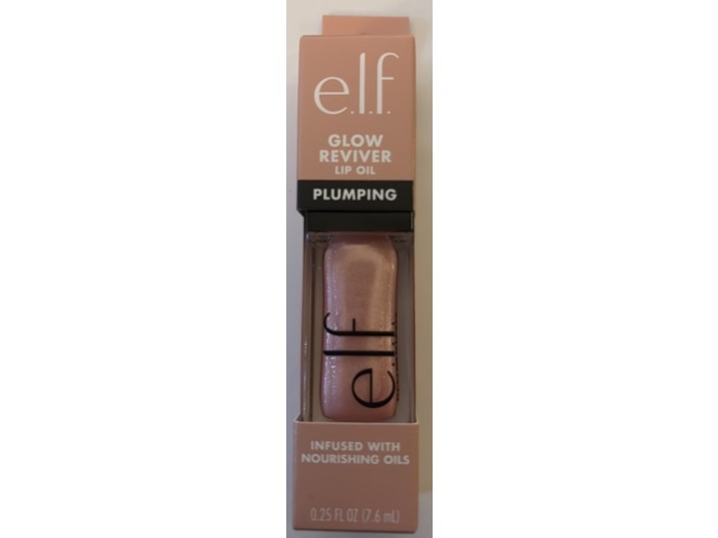 E.l.f. Cosmetics Glow Reviver Lip Oil, Piggy Bank, 0.25 fl oz/7.6 mL