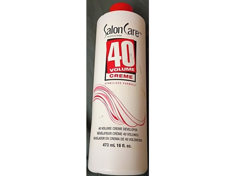 Salon Care Creme Developer, 40 Volume, 16 fl oz/473 mL