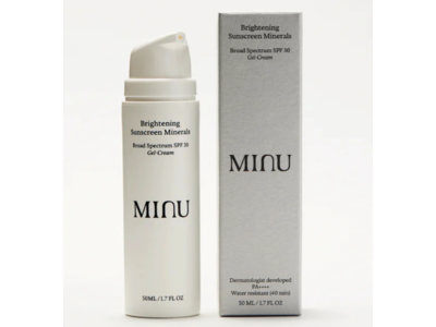 Minu Brightening Sunscreen Minerals Gel-Cream, SPF 30 PA++++, 1.7 fl oz/50 mL