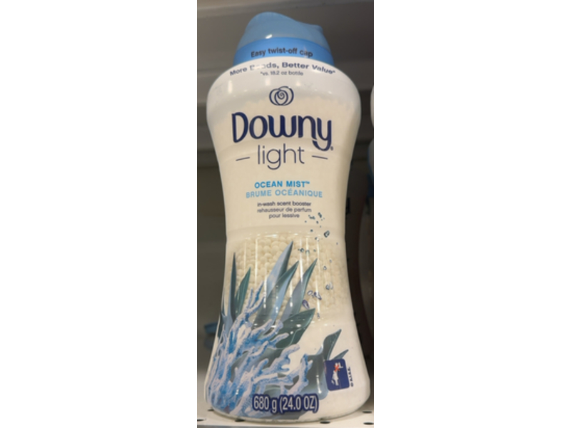 Downy Light In - Wash Scent Booster, Ocean Mist, 24.0 oz/680 g