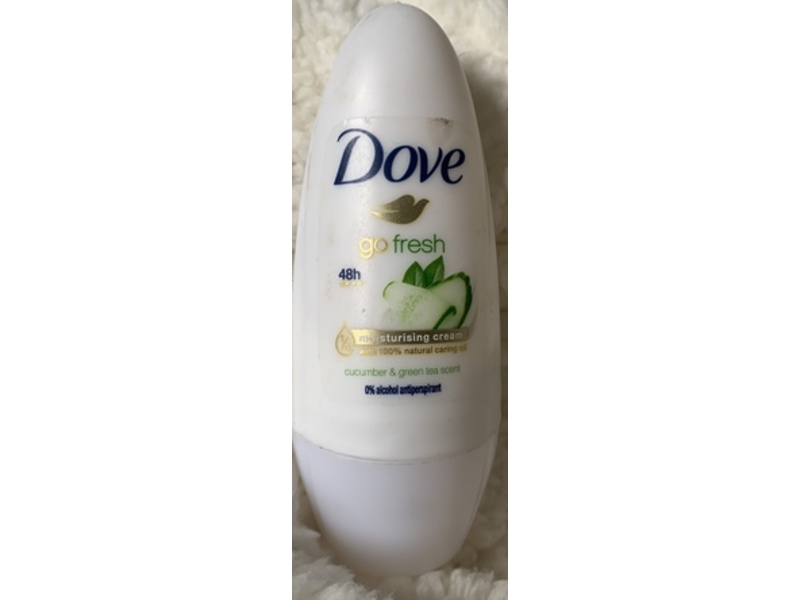 Dove Go Fresh Moisturizing Cream Antiperspirant, Cucumber & Green Tea Scent, 50 mL.