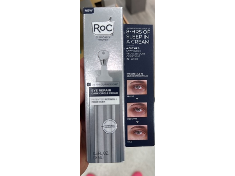 RoC Derm Correxion Eye Repair Dark Circle Cream, 0.5 fl oz/15 mL