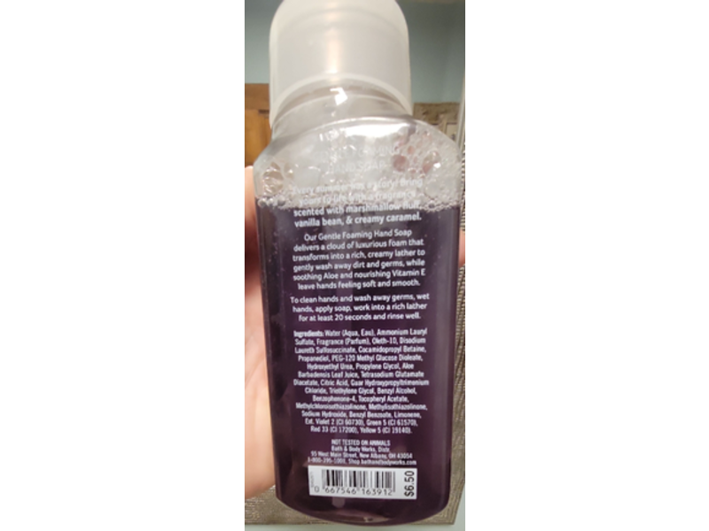 Bath & Body Works Boardwalk Gentle Foaming Hand Soap, Vanilla Cone, 259 mL