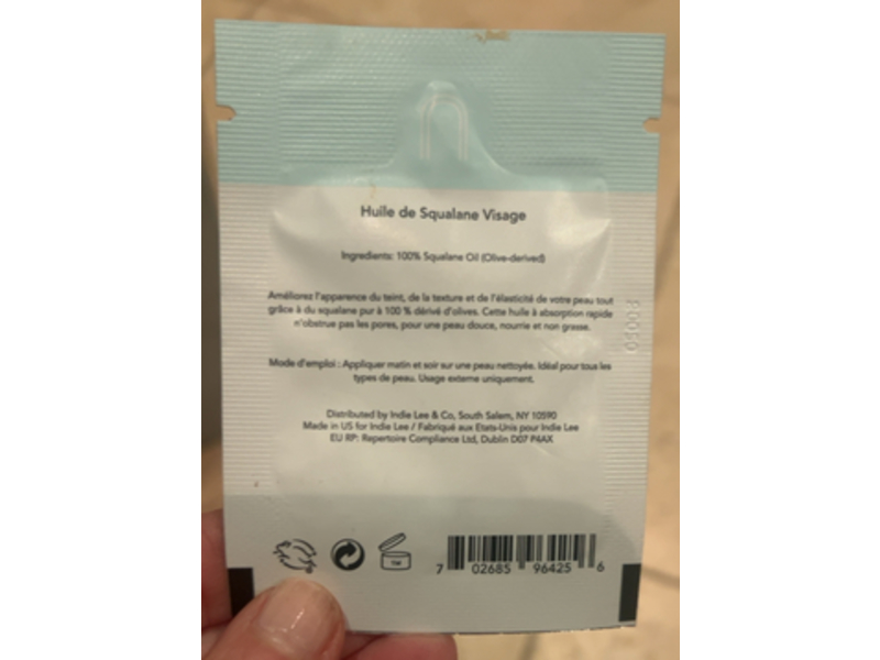 Indie Lee Squalane Facial Oil, 0.1 fl oz/3.0 mL