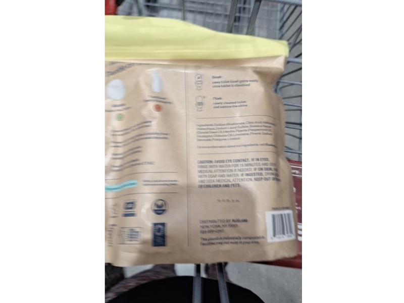 Blue Land Toilet Bowl Cleaner Tablets. Peppermint Eucalyptus Scent. 25.4 oz/720 g, 30 Tablets