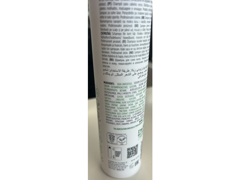 Kemon Actyva Nutrizone Ricca Shampoo, 8.5 fl oz/250 mL