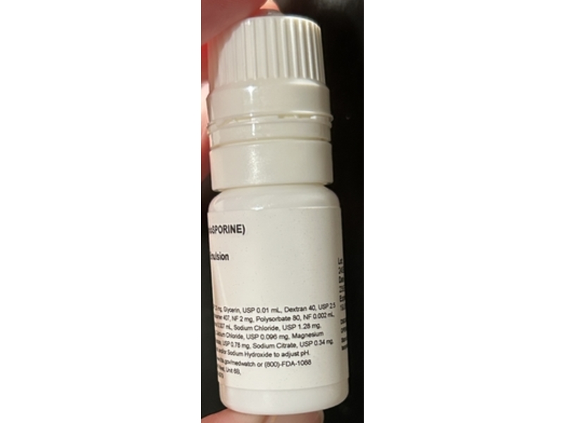 Klarity-C (cyclosporine) Ophthalmic Emulsion Drops 0.1%, 5.5 mL, Imprimis Rx (Rx)