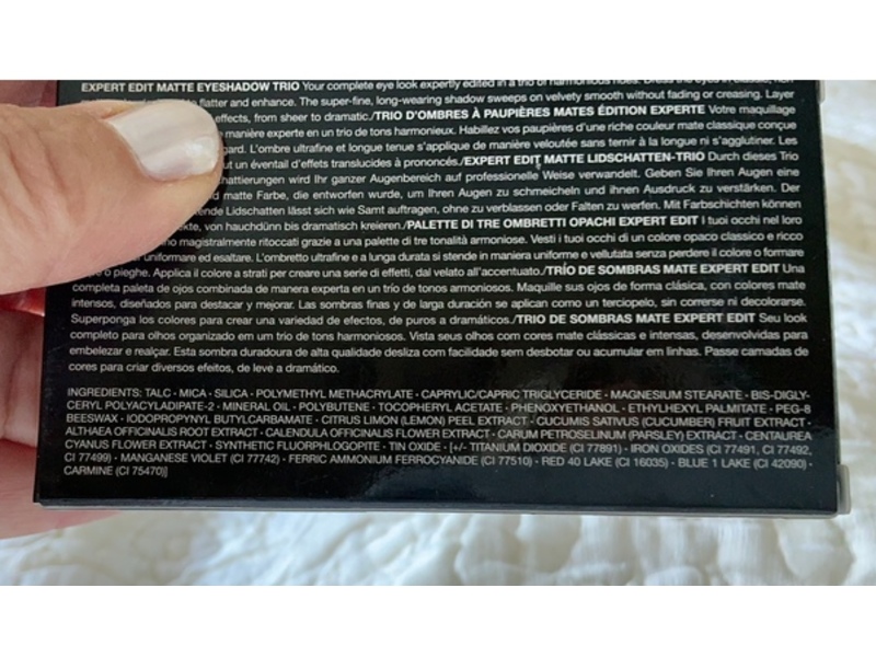 Edward Bess Expert Edit Matte Eyeshadow Trio, 0.14 oz/4 g