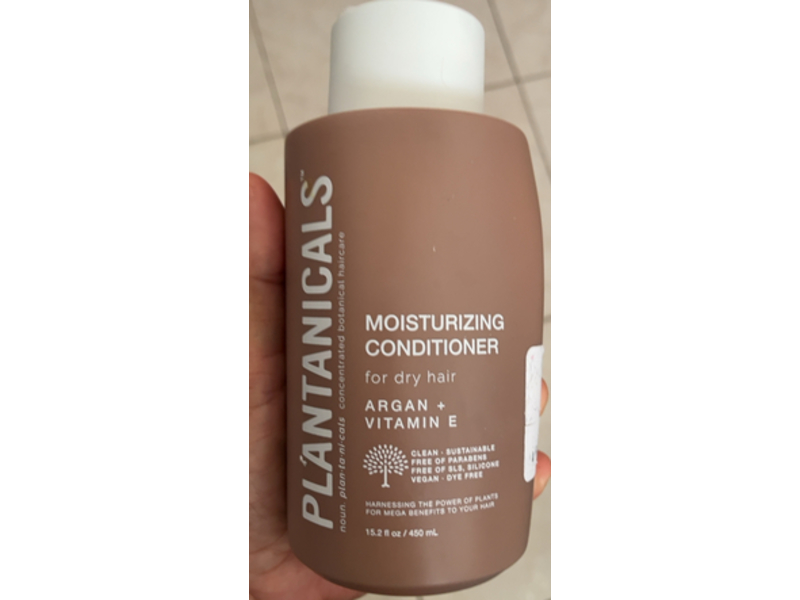 Plantanicals Moisturizing Conditioner, Argan and Vitamin E, 15.2 fl oz/450 mL