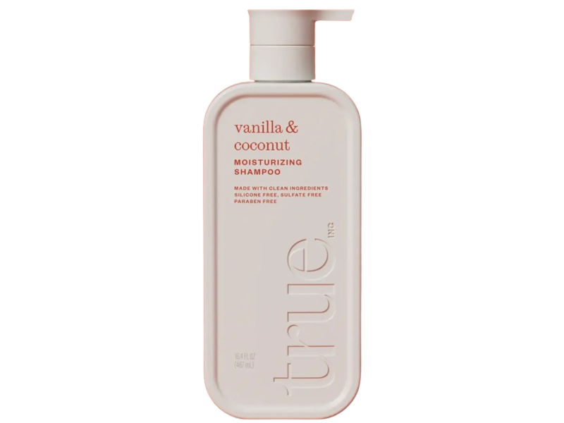 True Moisturizing Shampoo, Vanilla & Coconut, 16.4 fl oz/487 mL