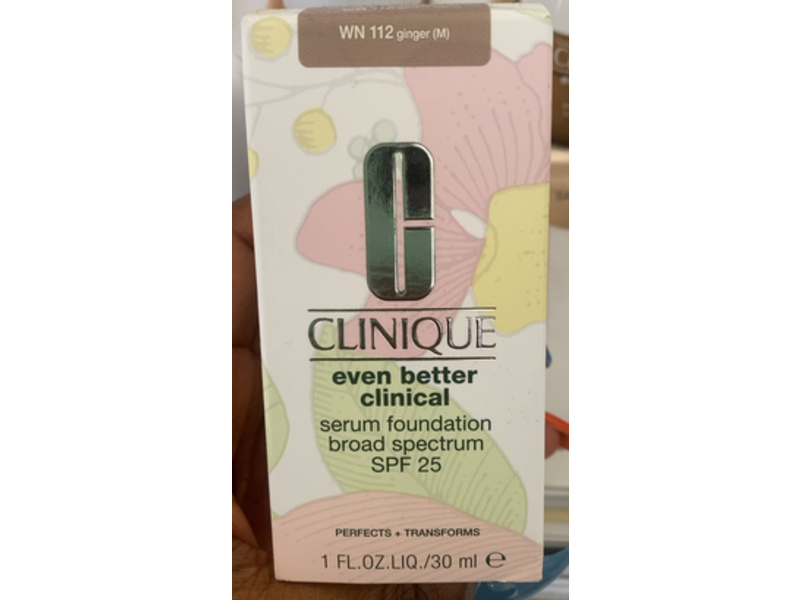 Clinique Even Better Foundation Serum, SPF 25, WN 112 Ginger, 1 fl oz/30 mL