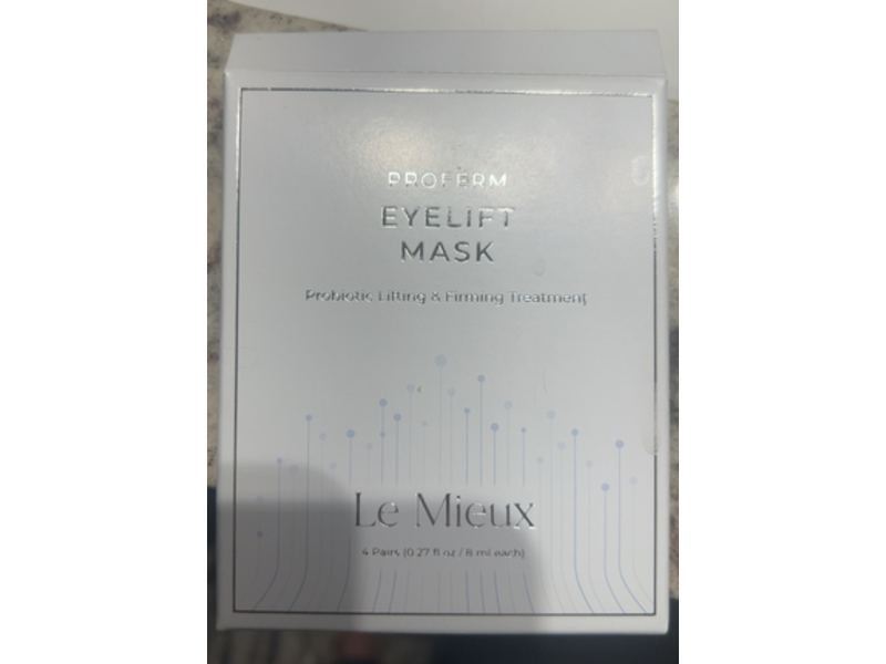 Le Mieux Proferm Eyelift Mask, 0.27 fl oz/8 mL, 4 Pairs