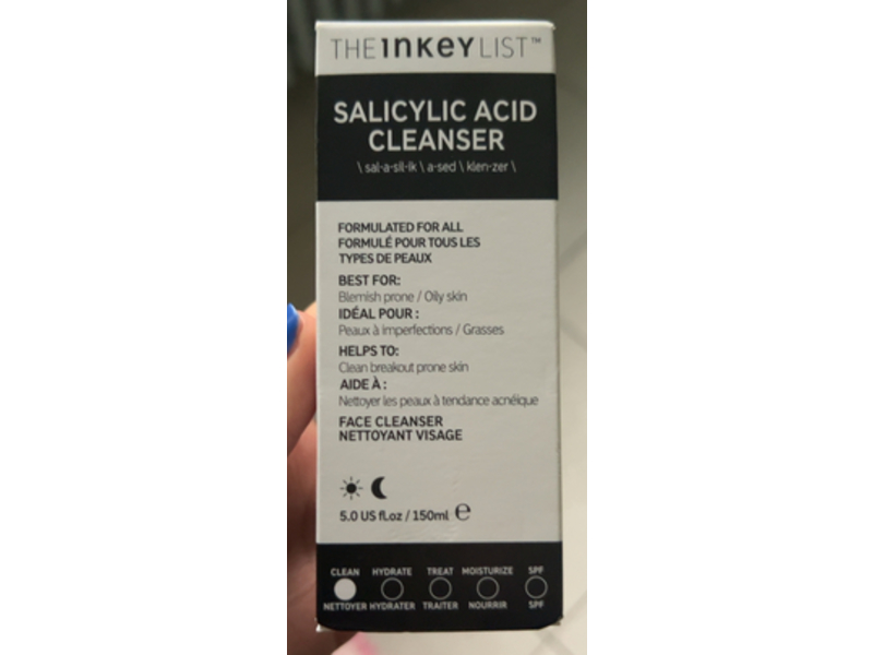 The Inkey List Face Cleanser, Salicylic Acid, 5.0 fl oz/150 mL