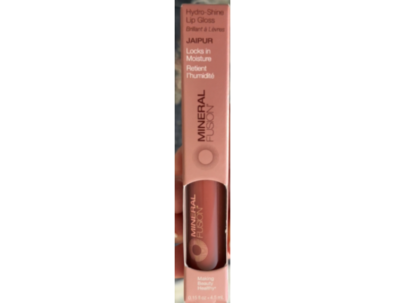Mineral Fusion Hydro-Shine Lip Gloss, Jaipur, 0.15 fl oz/4.5 mL