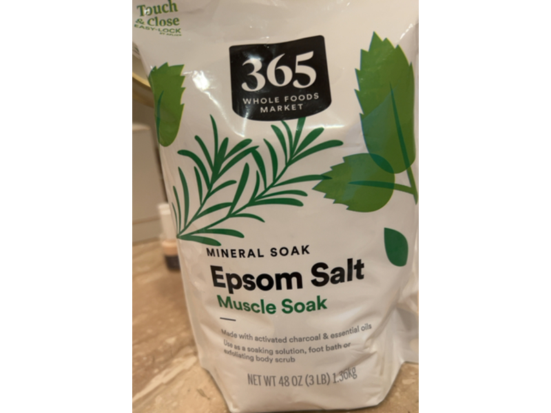365 Whole Foods Market Epsom Salt, Muscle Soak, 48 oz/1.36 Kg