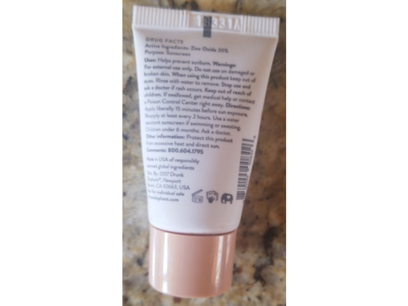 Drunk Elephant Umbra Tinte Physical Daily Defense Sunscreen, SPF 30, 0.5 fl oz/15 mL