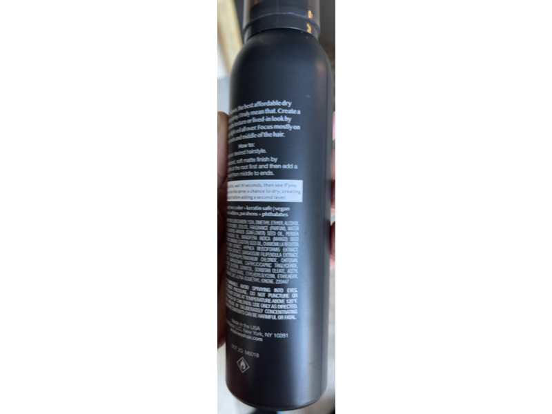 Kristin Ess Dry Finish Working Texture Hair Spray Volume + Texture, Light Hold, 5.6 oz/157 g
