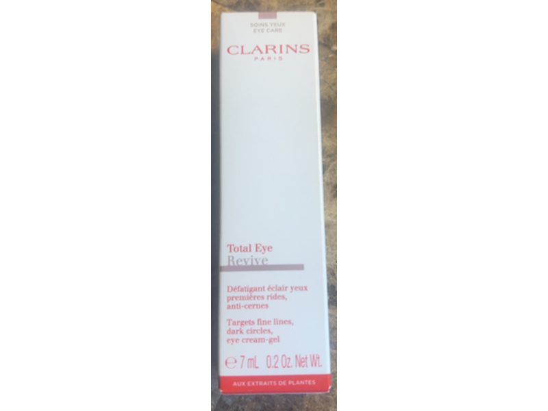 Clarins Total Eye Revive Eye Cream-Gel, 0.2 oz/7 mL