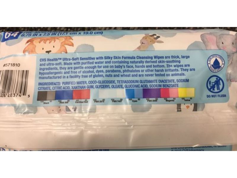 Cvs Health Ultra-Soft Sensitive Pre-Moistened Wipes, Silky Skin, Fragrance Free, 64 Count