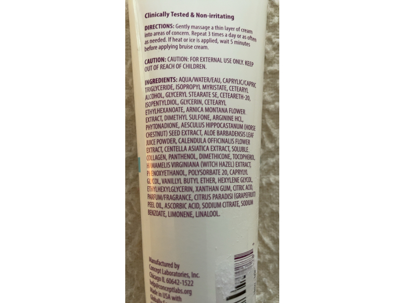 Miracle Plus Arnica Bruise Cream, 4 oz/113 g